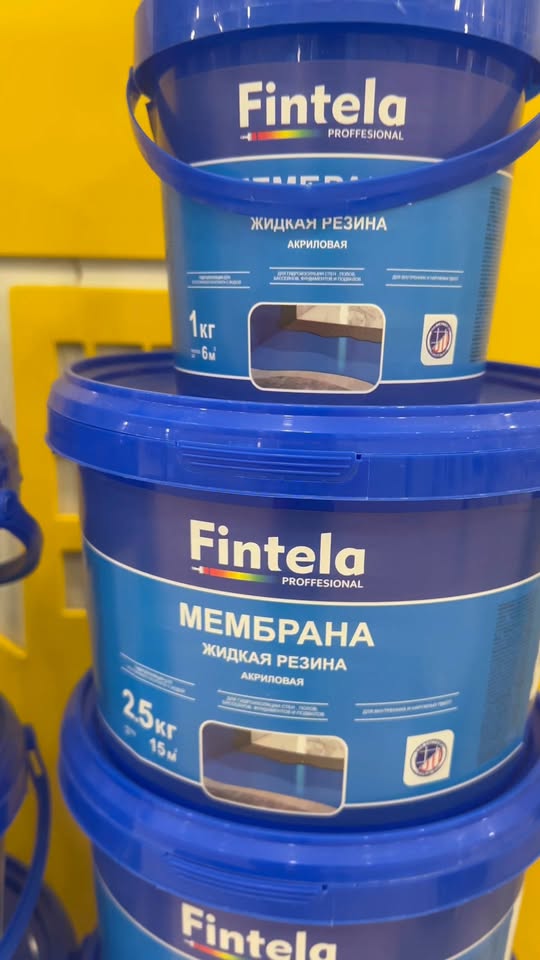 Fintella თხევადი გამძლე წყალგამძლე მემბრანა