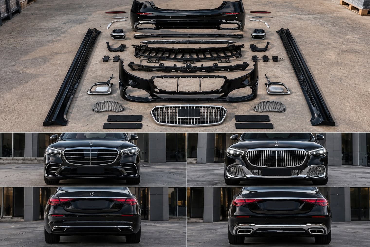 Mercedes S-Class W223 body kit