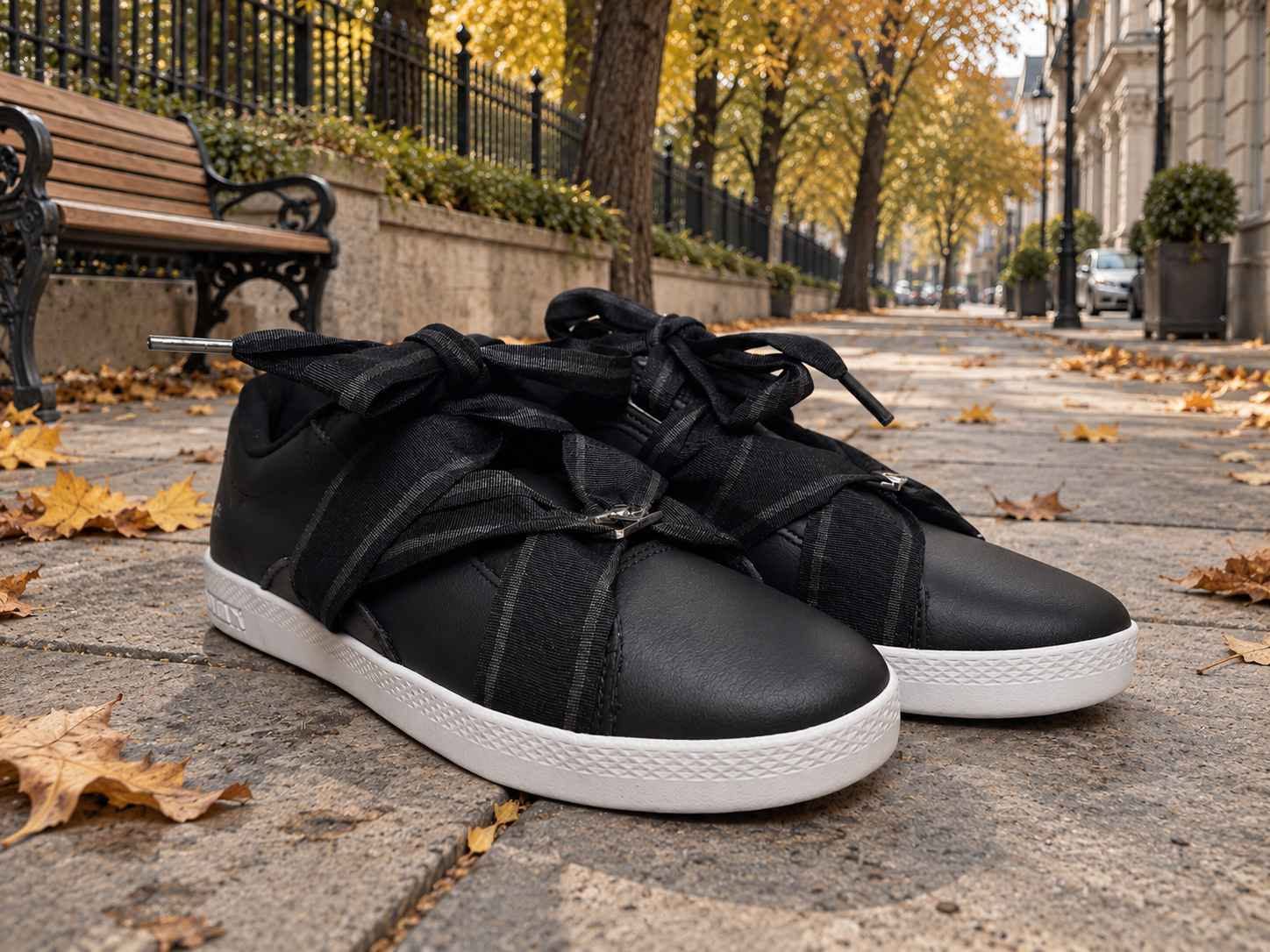 PUMA black sneakers, size 37