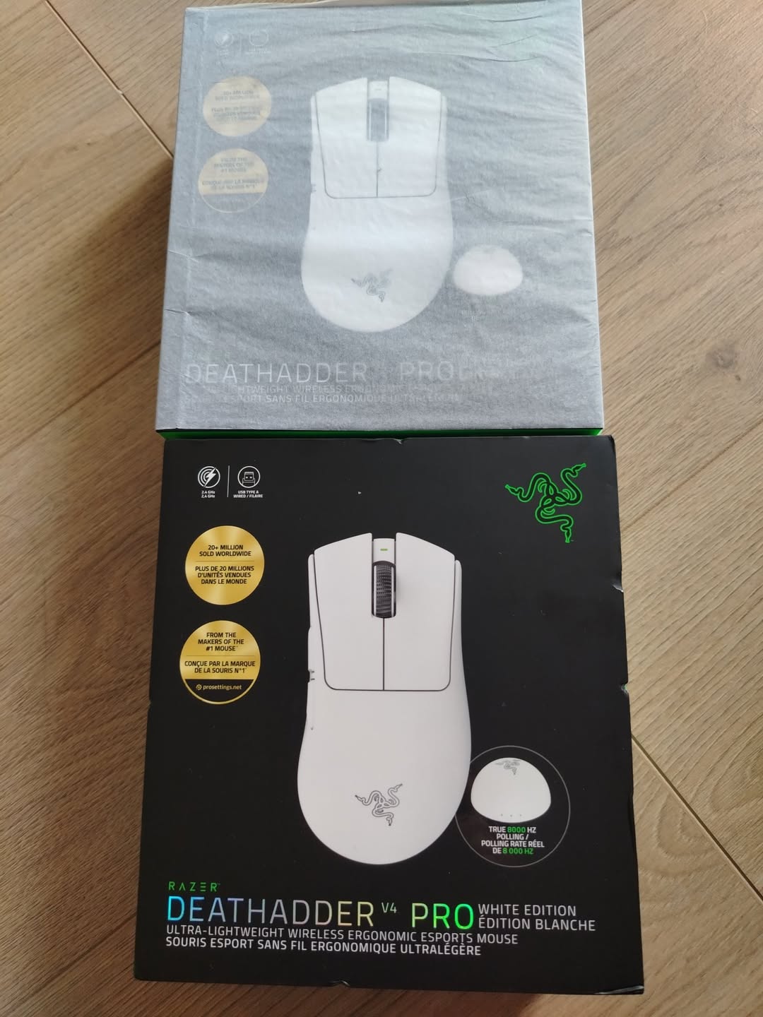 Razer DeathAdder V4 Pro առանց լարի խաղային