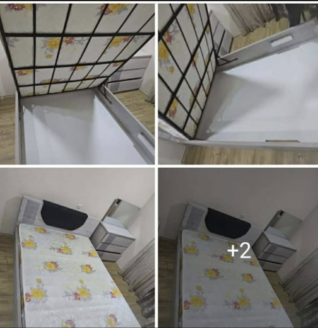 Satılık yarı çift kişilik yatak kendi yatağı ile birlikte 300₾