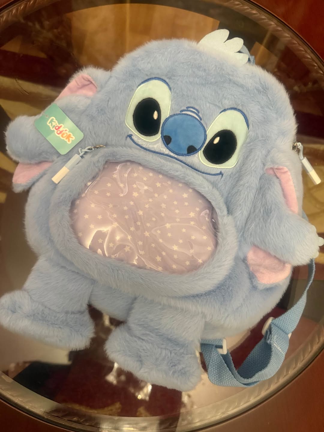 Yeni Stitch peluş sırt çantası etiketiyle