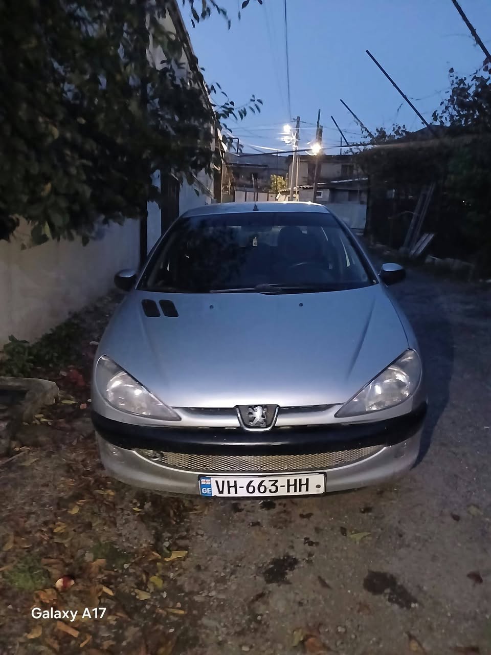 ვერცხლისფერი Peugeot 206, 1.4 ეკონომიური