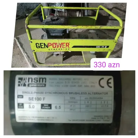 Kod 0314 Jeneratör satılır 80 lık - 330₼