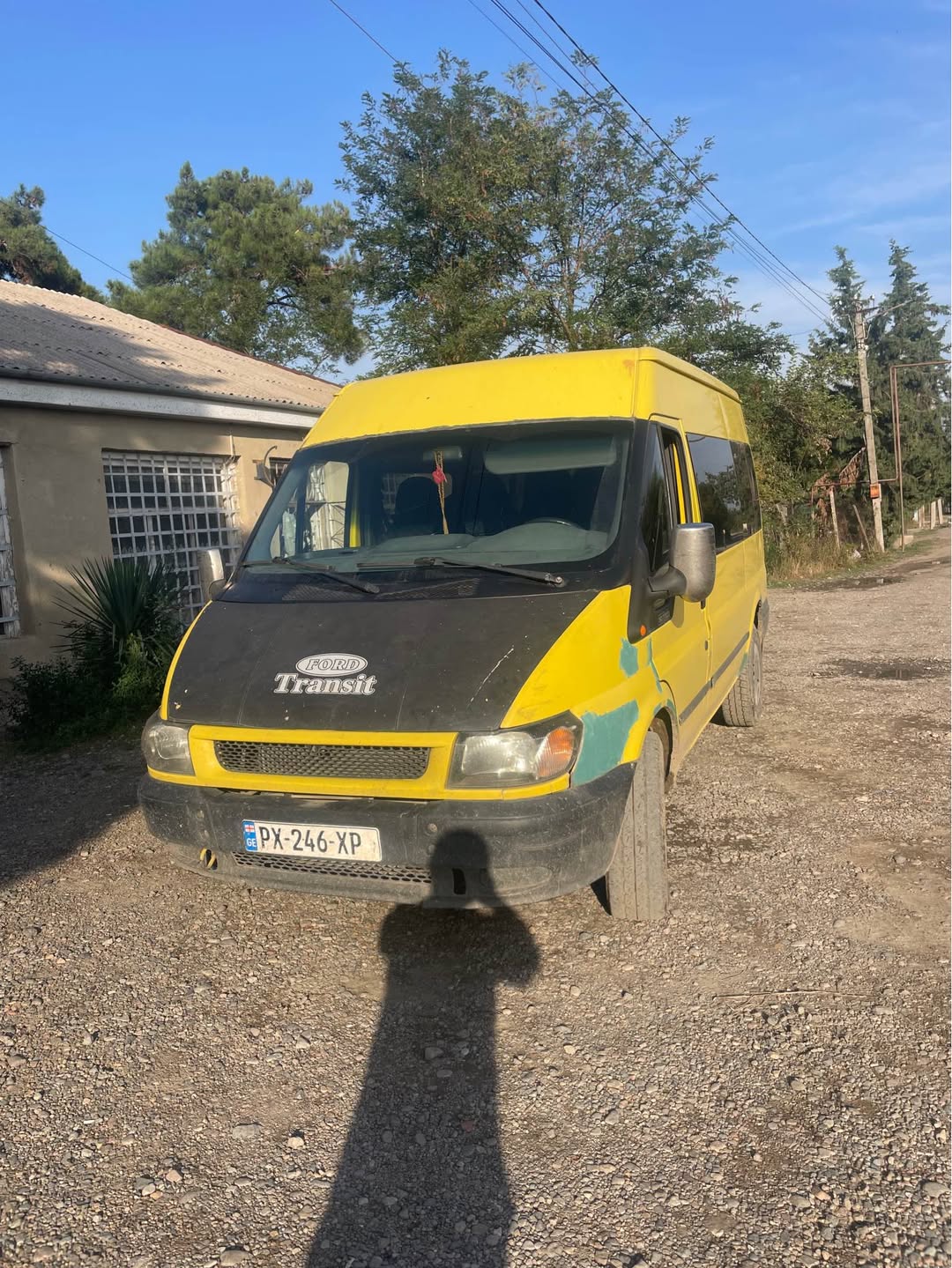 Ford Transit minibus, yellow, 6500 USD