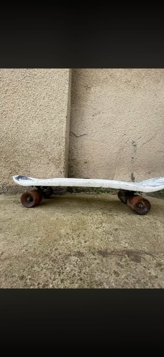 White skateboard