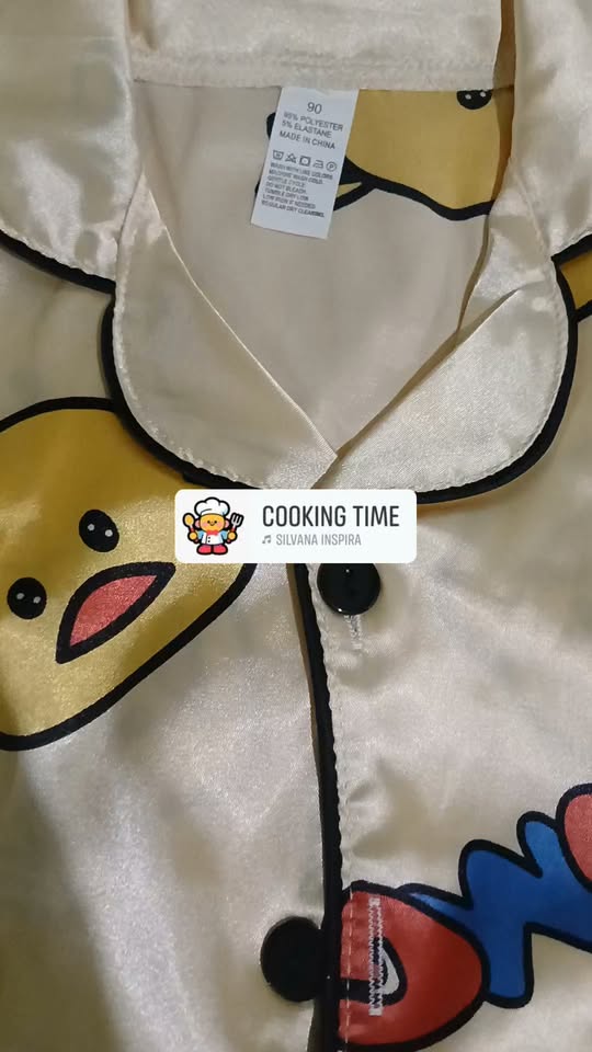 Children's satin pyjamas for 1-2 years