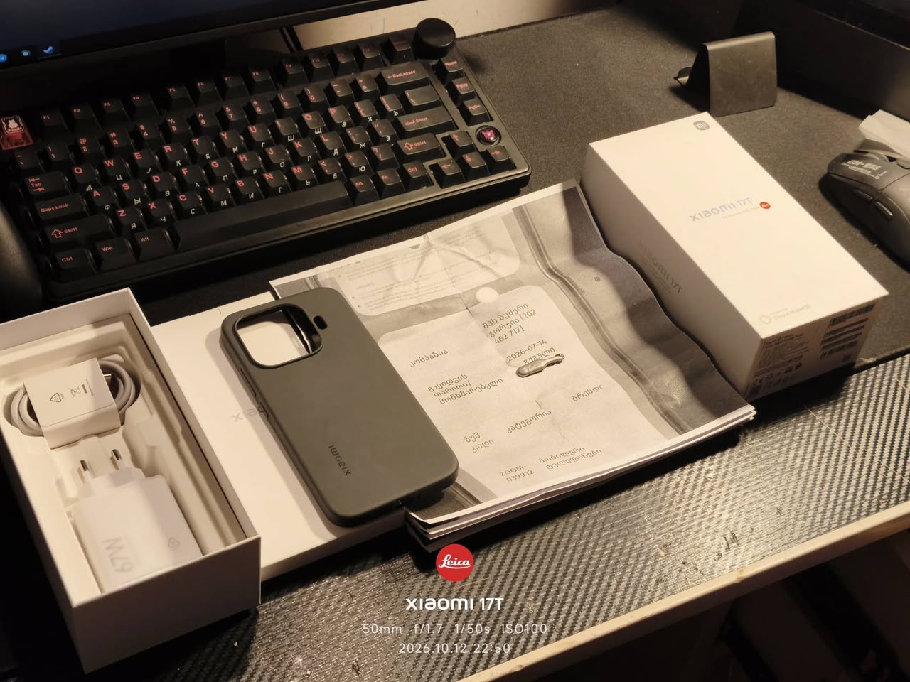 Xiaomi 17t 256/12 yeni mükemmel 🔥1400₺🔥