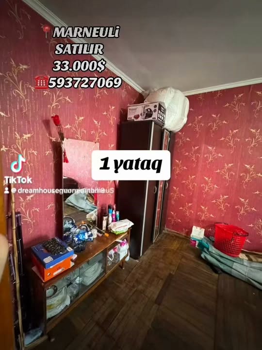 Marneulidə 1 yataqlı mənzil satılır