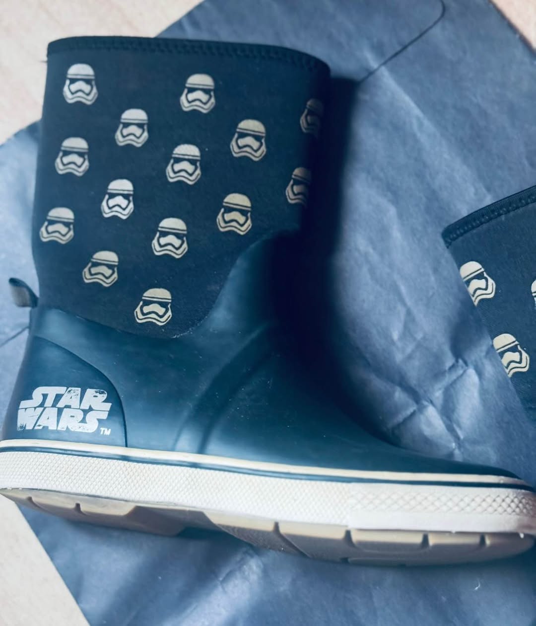 Zara kids წვიმის ბუცები, Star Wars, ზომა 32-33