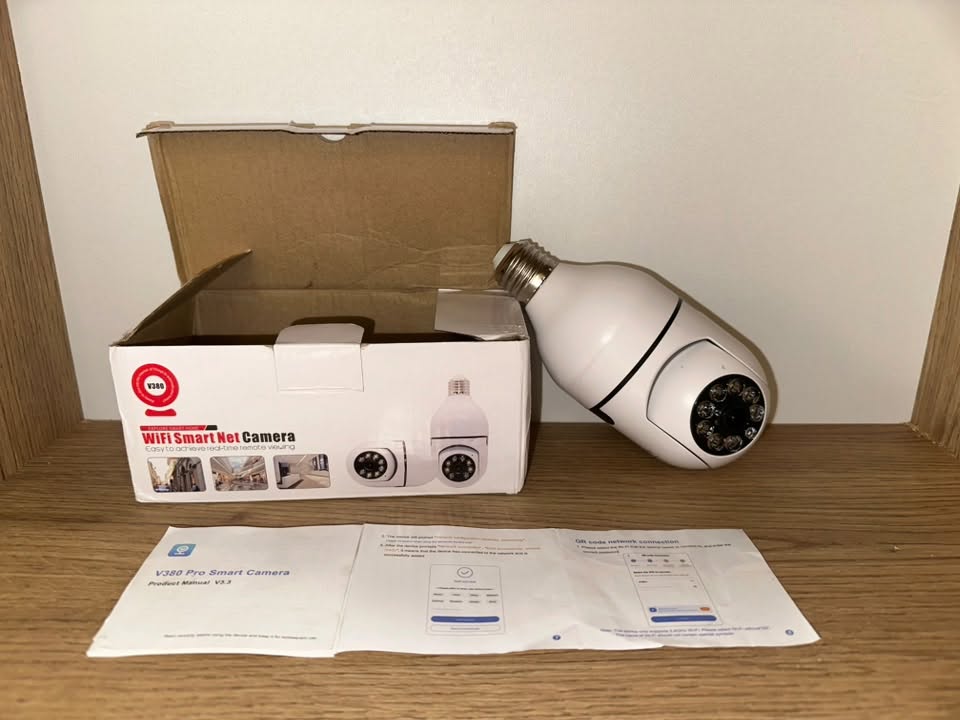 V380 WiFi işıq forması kamera