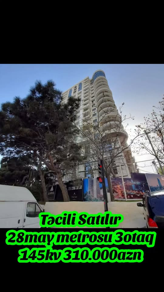 3 սենյականոց բնակարան վաճառքի է, Բաքու — 310,000 ₼