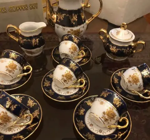 17-piece coffee set, Czechoslovakia