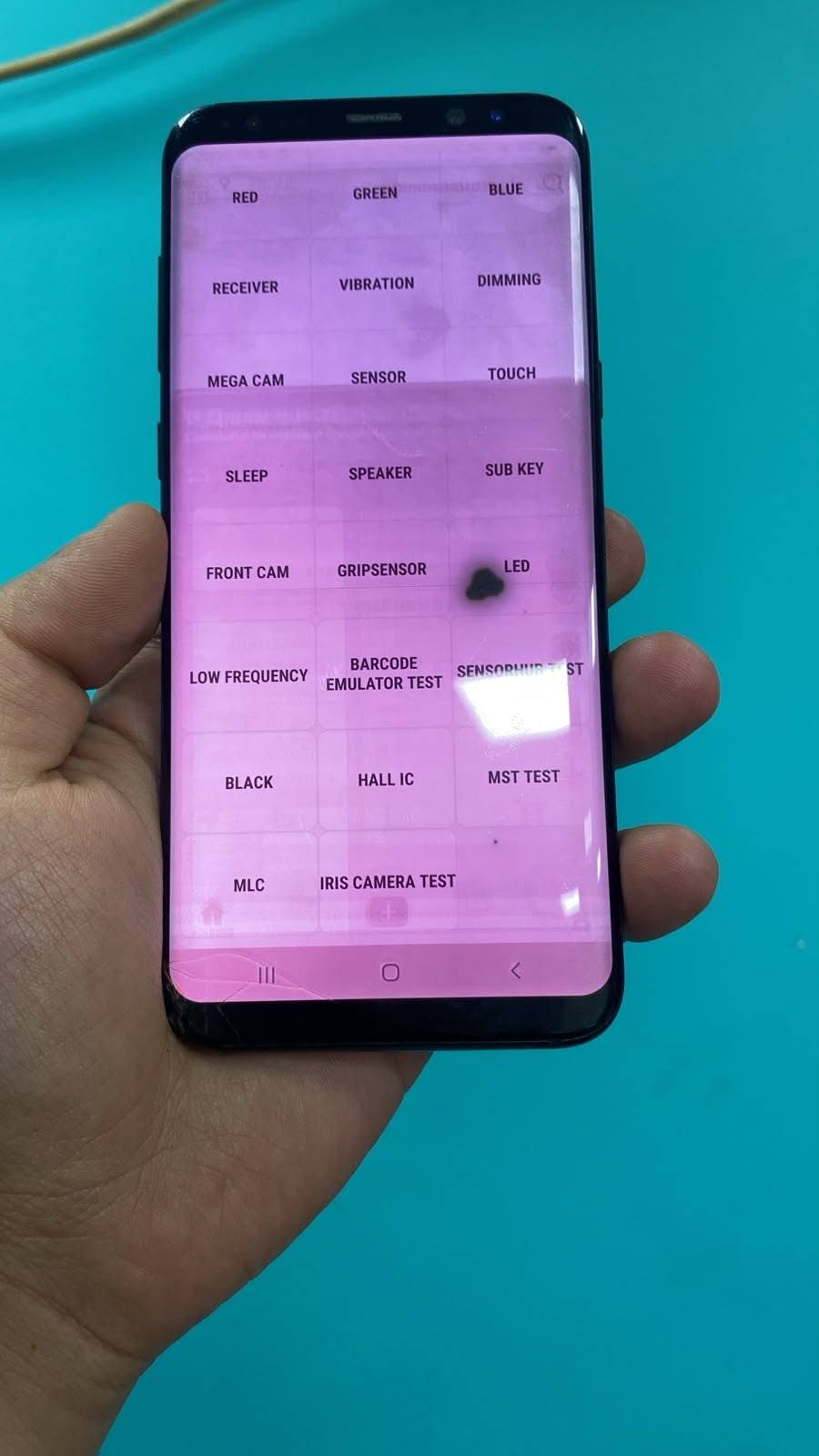 Shat shtap Galaxy s8+. Ekranin fon — 22,000֏