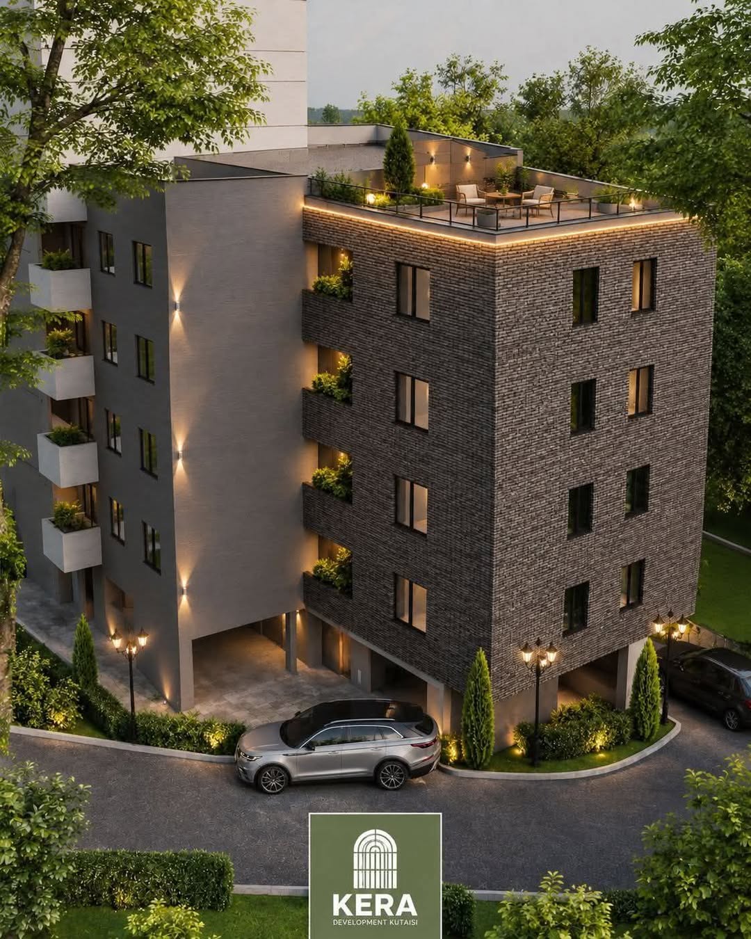 🏠 Üç tərəfdən mənzərə 🌞 Kutaisi