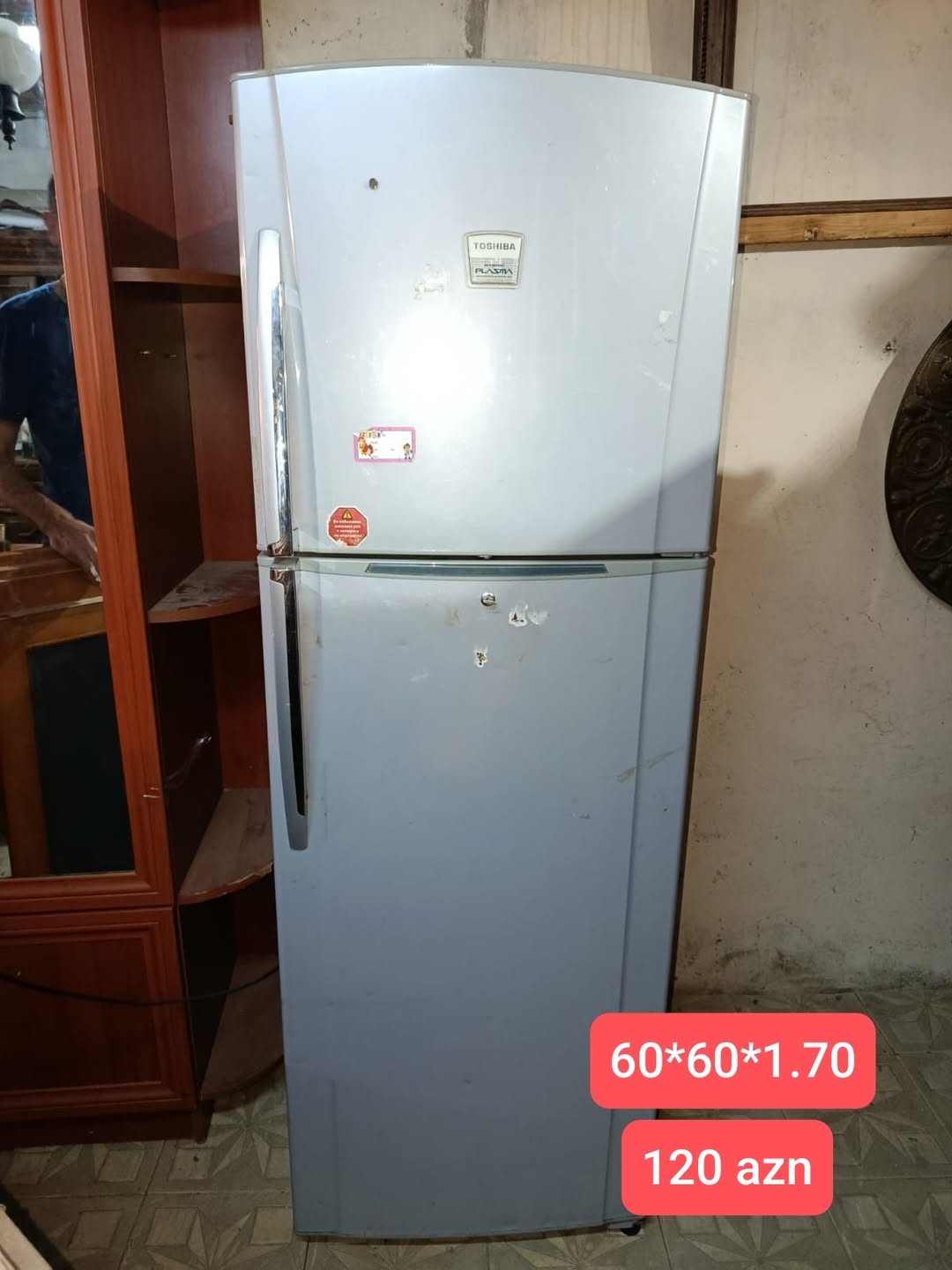 Toshiba soyuducu, 1.70 m, işlək