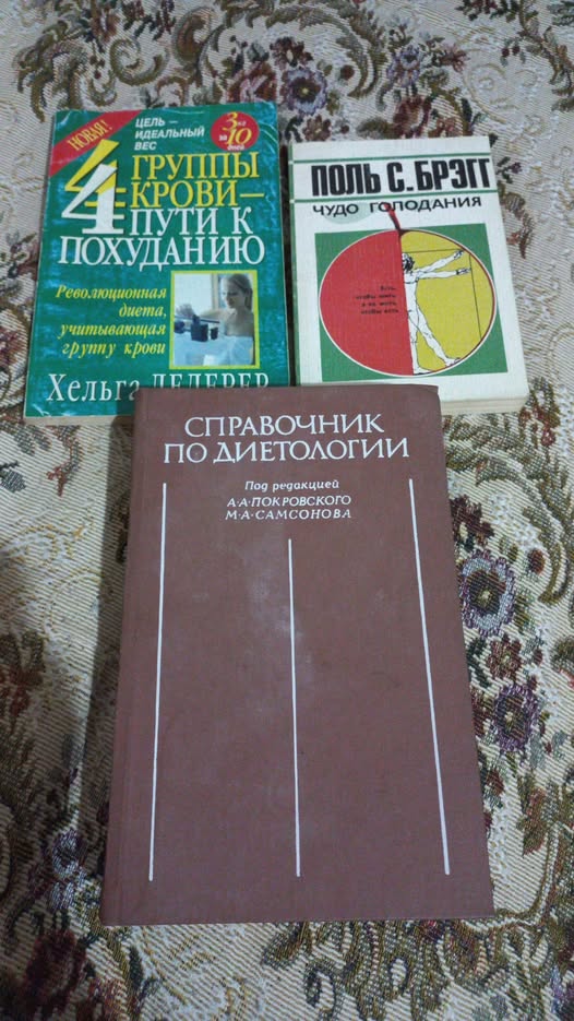 3 kitab diyet və arıqlama haqqında