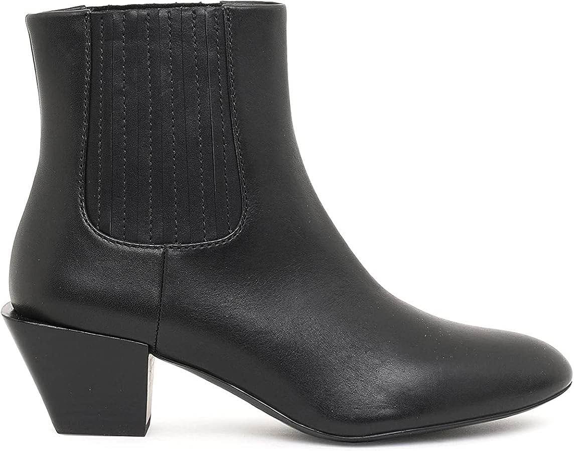 DIESEL black leather boots, size 37, new