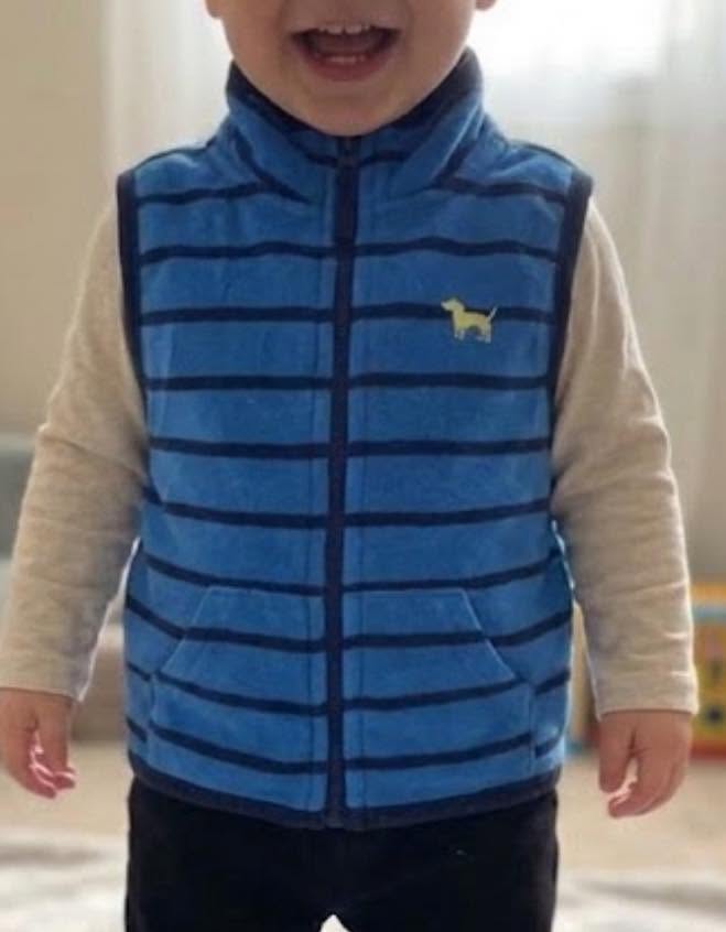 Blue romper for 18 months old child