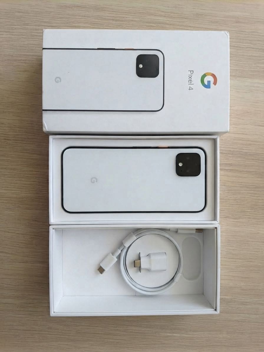 Pixel 4/ kutusunda, tamamen yeni