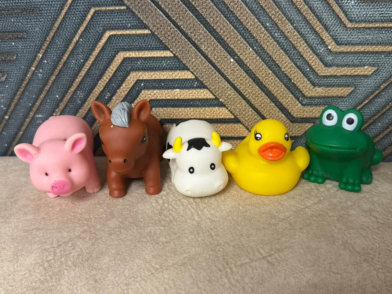 Bath toys, 5 pieces