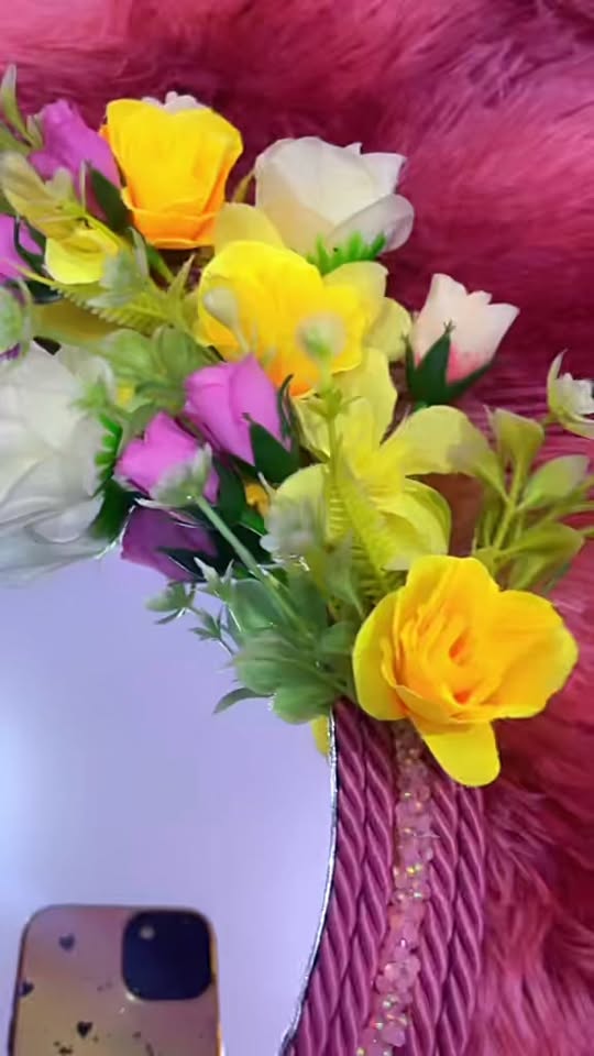Artificial flower composition