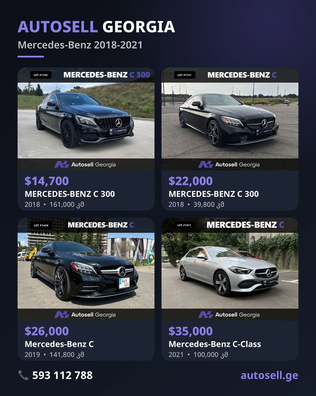 🖤 Mercedes-Benz C-Class — klassika, 2018-ci ildən