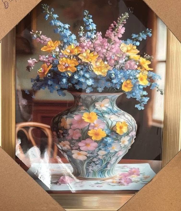 Duvar resmi 20×25 cm, çiçekler