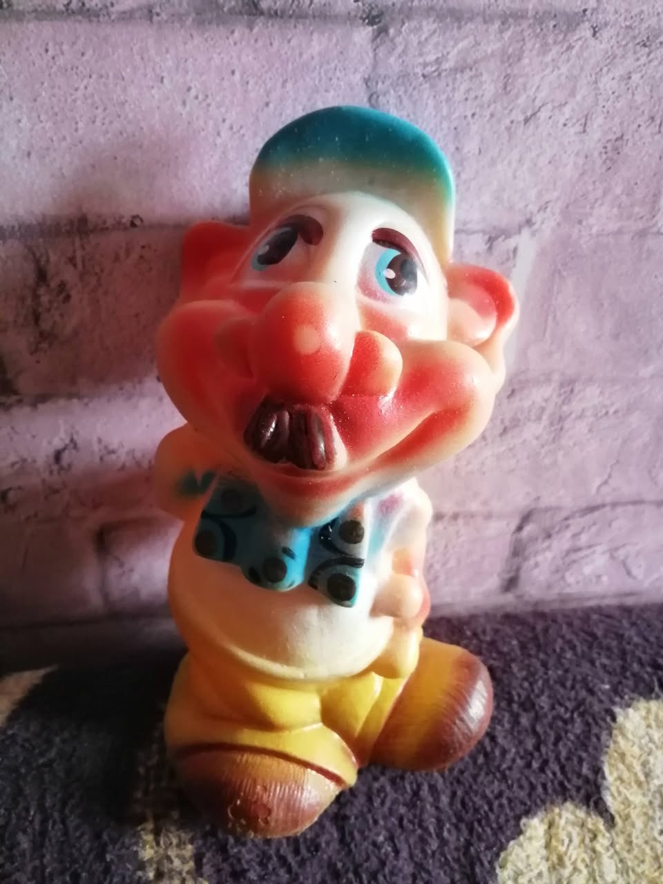 Vintage clown figure toy