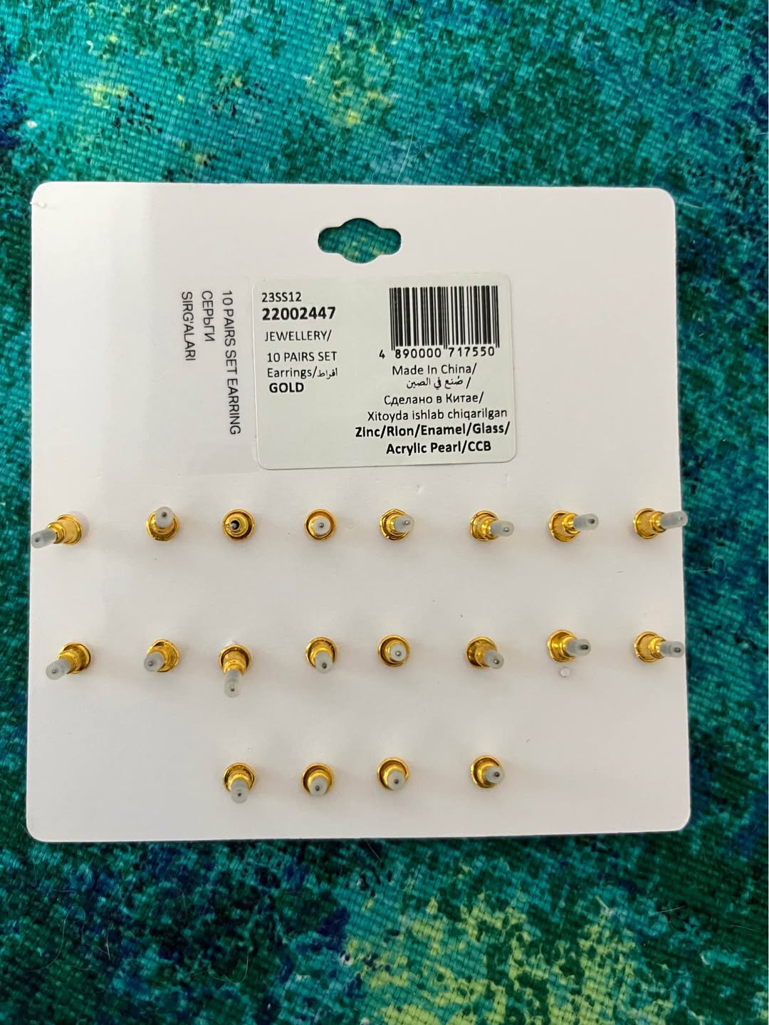 Earrings 10 lari bracelet 10 lari