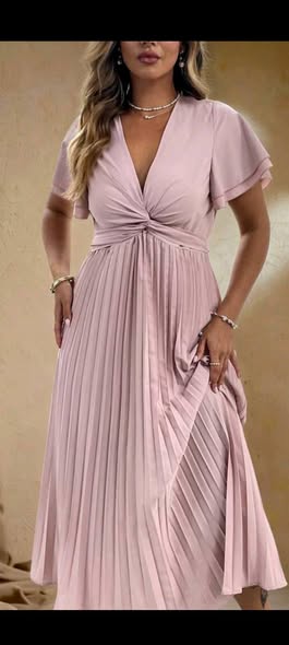Pink coated dress 4XL