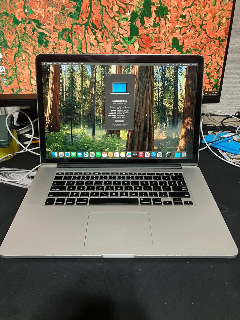 Macbook Pro 15 დიუმიანი ლეპტოპი, 2013