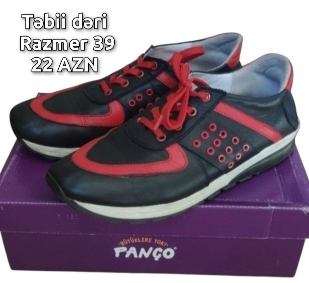 Təbii dəri ayaqqabı, razmer 39