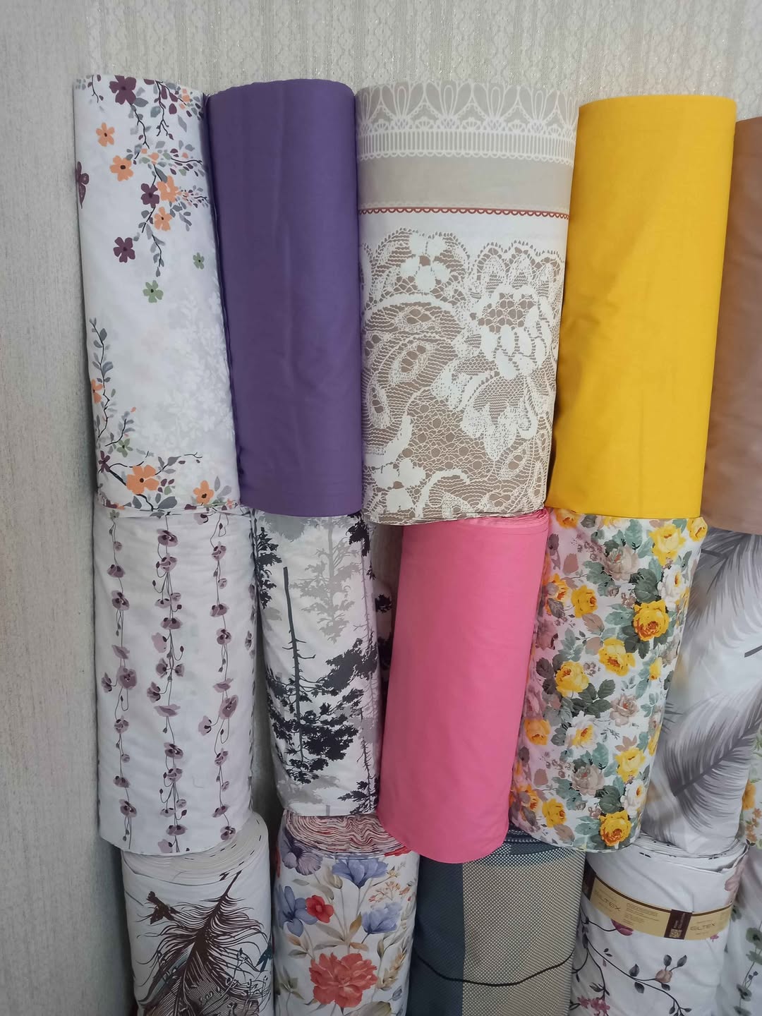 Cotton fabric is sold by the meter