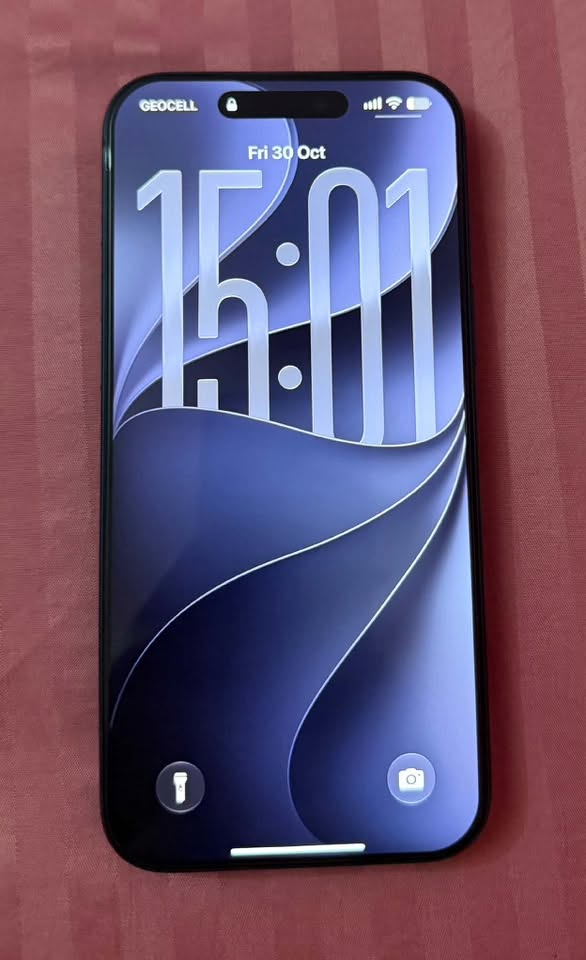 iPhone 17 Pro Max, 100% ბატარია