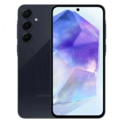 Samsung Galaxy A55 phone, navy
