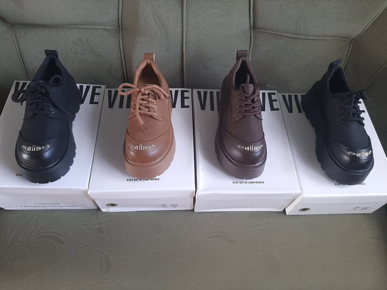 Platform shoes, sizes 36.5-38