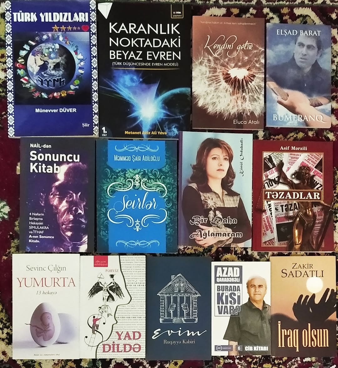 Maraqlı təzə kitablar, 5 ədəd