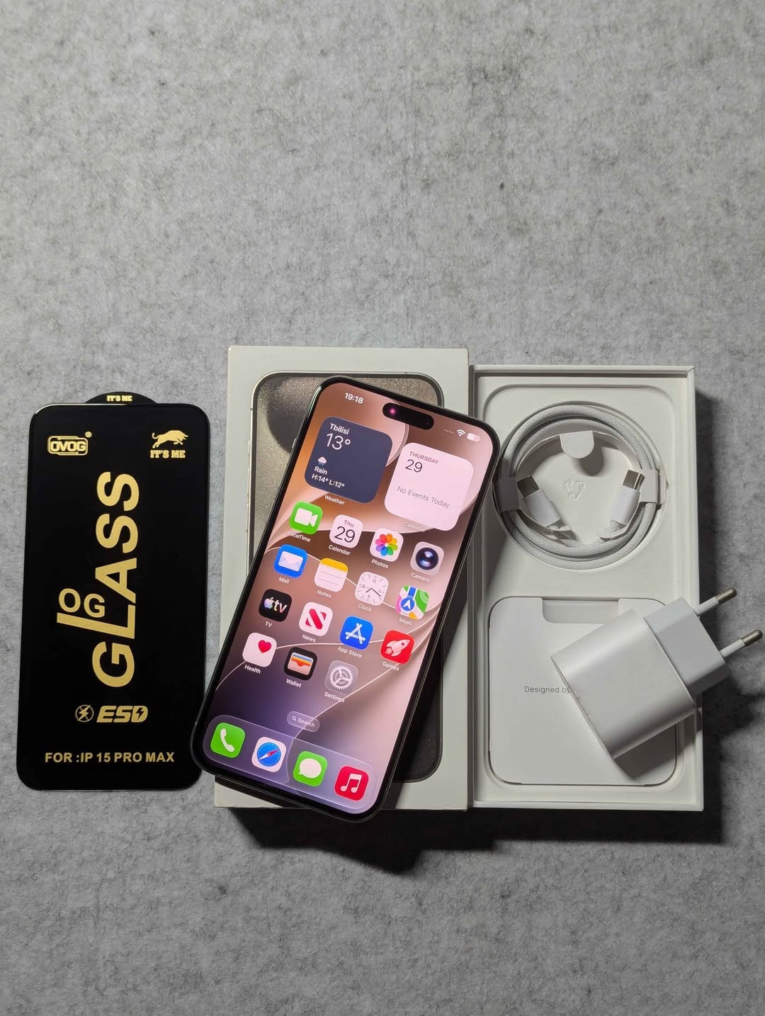 iPhone 15 Pro Max 256GB, ახალივით