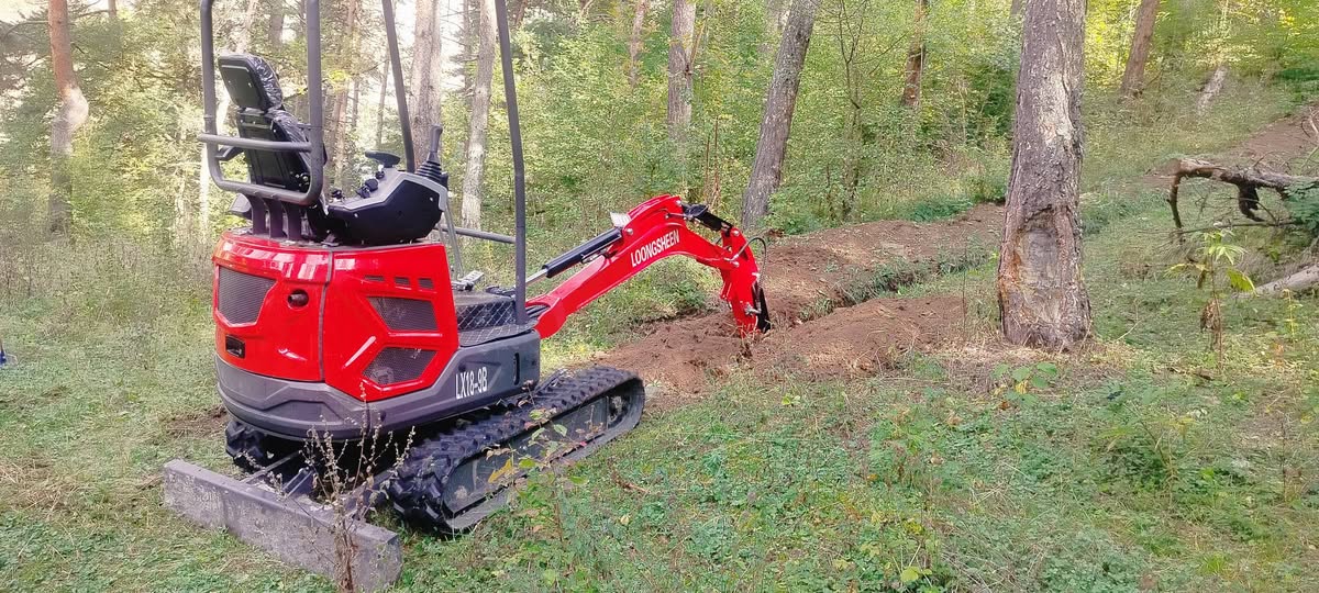 Drenajların montajı ve tranşelerin kazılması