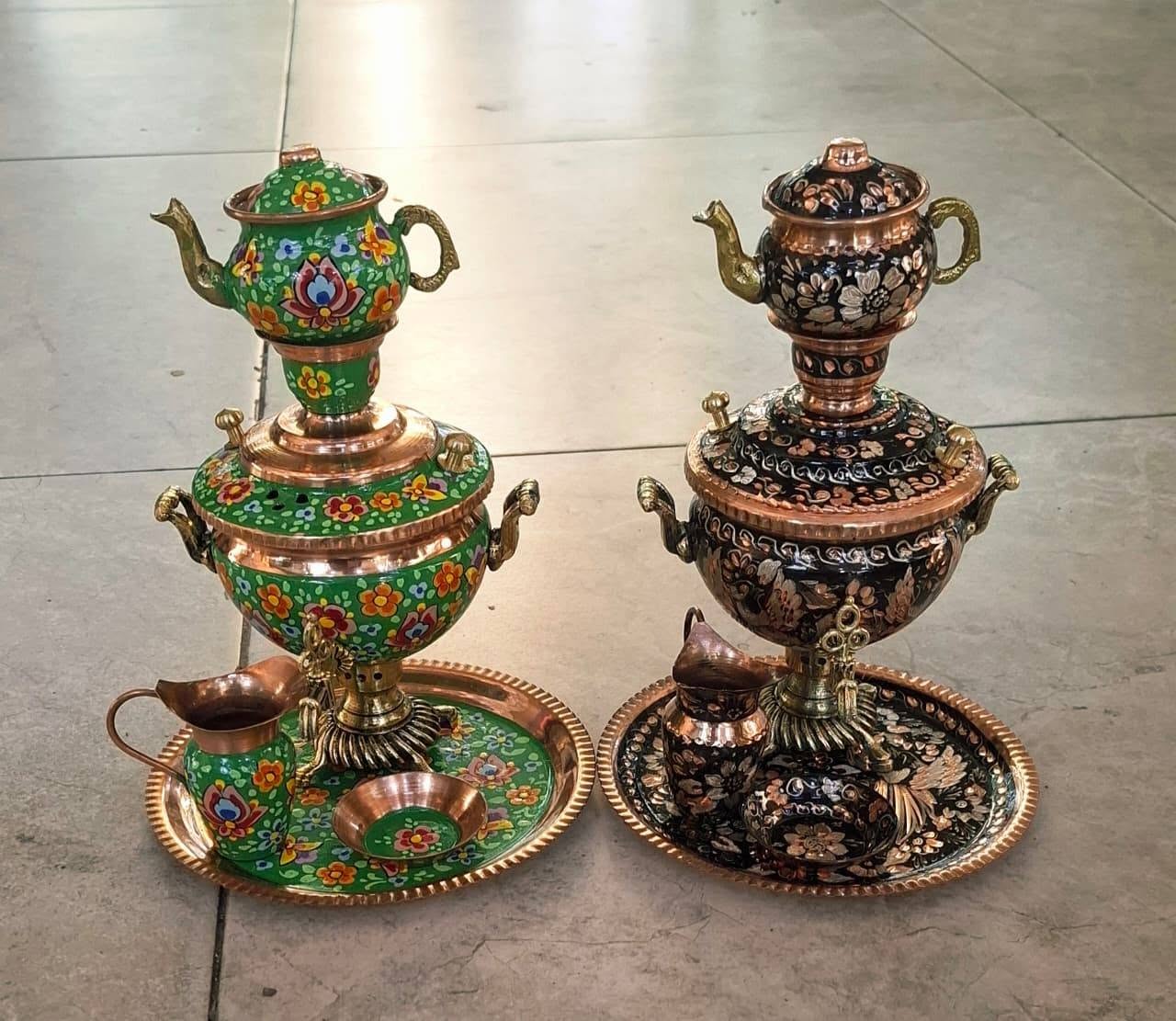 Mis dekor samovar dəsti