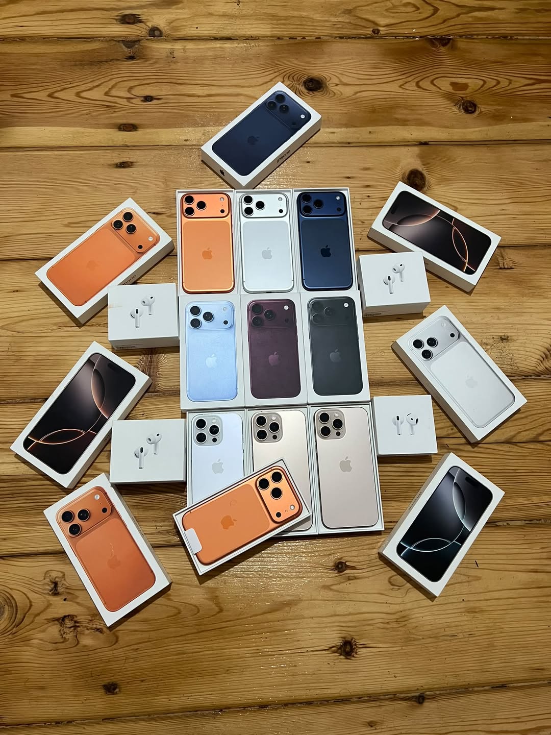 iPhone 16 Pro Max, 17 Pro, 18 Pro, AirPods