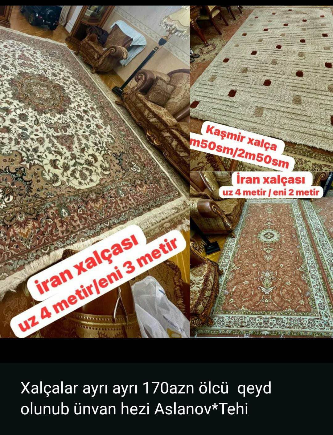 İran xalçaları, 4×2 və 4×3 m