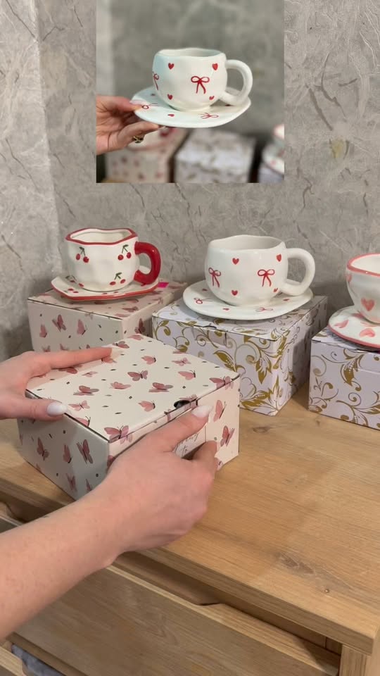 Ceramic Finger Set in a Gift Box