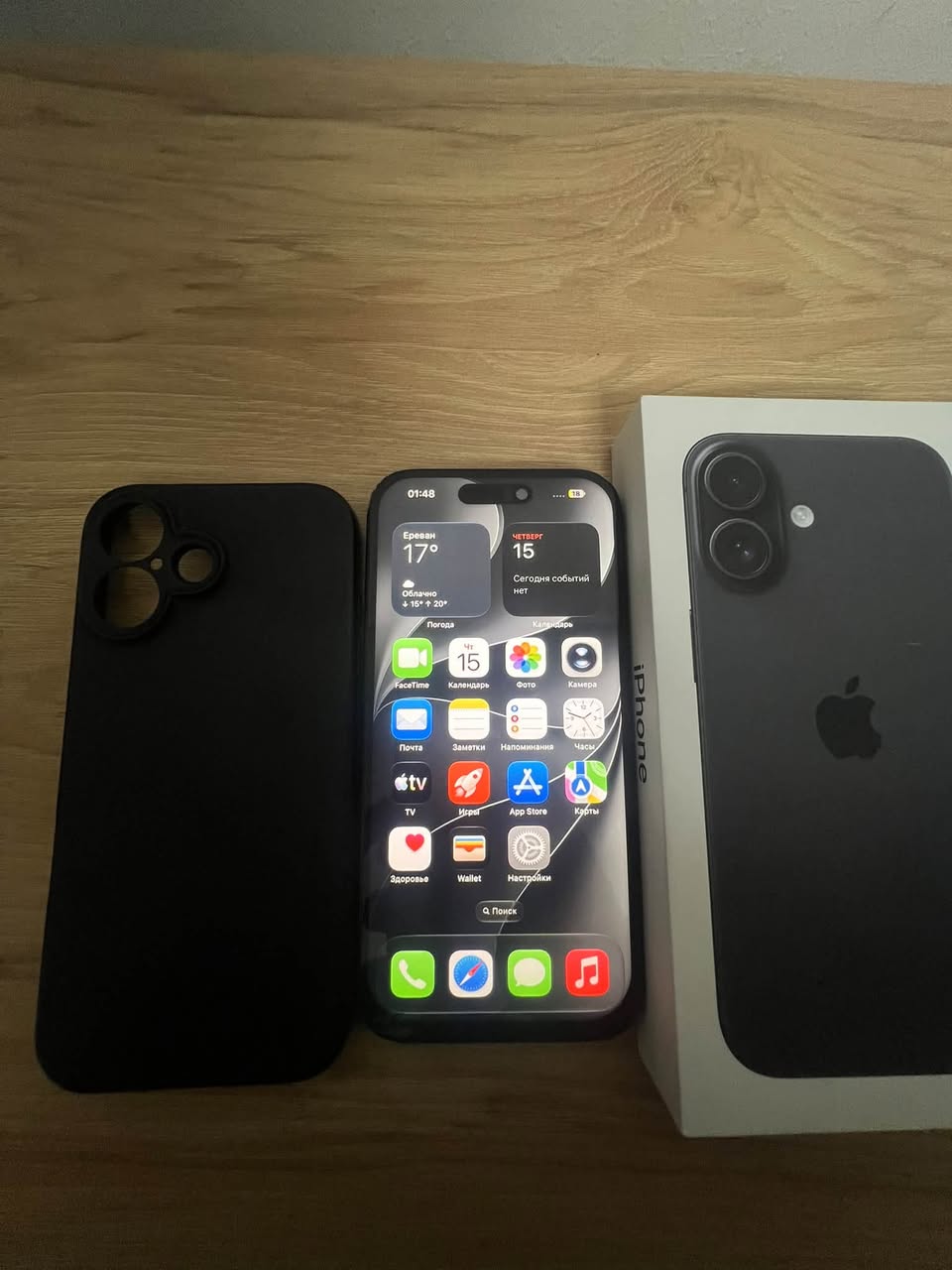 iPhone 16 128🧠 90%🔋поменян только