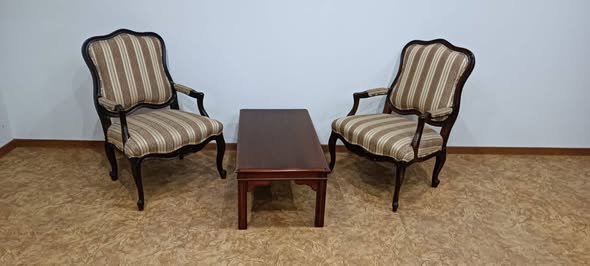 The armchairs are sold with a coffee table — 250,000֏