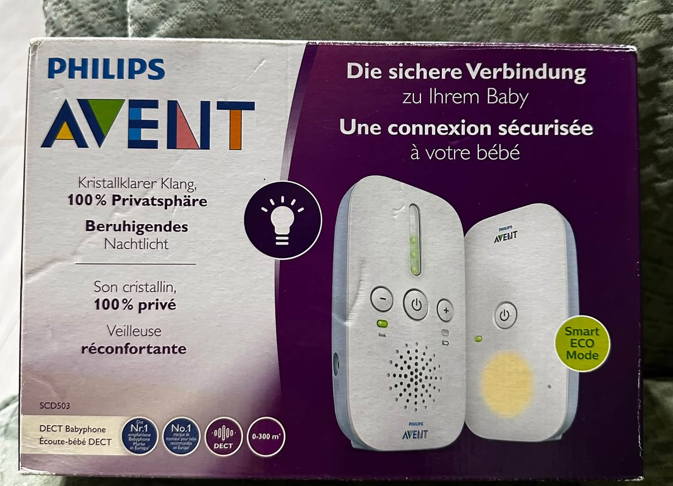 Philips Avent ბავშვის მონიტორი, ახალი