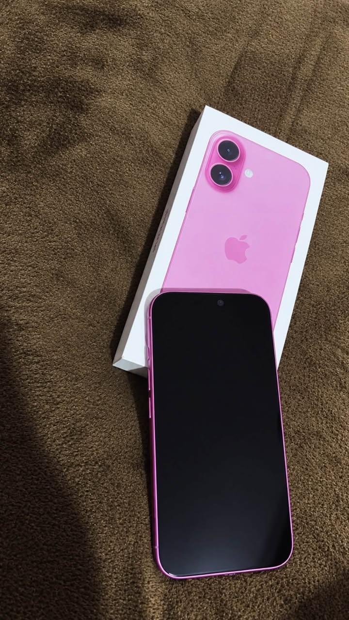 iPhone 16 (Розовый, 128GB, 91% батареи)