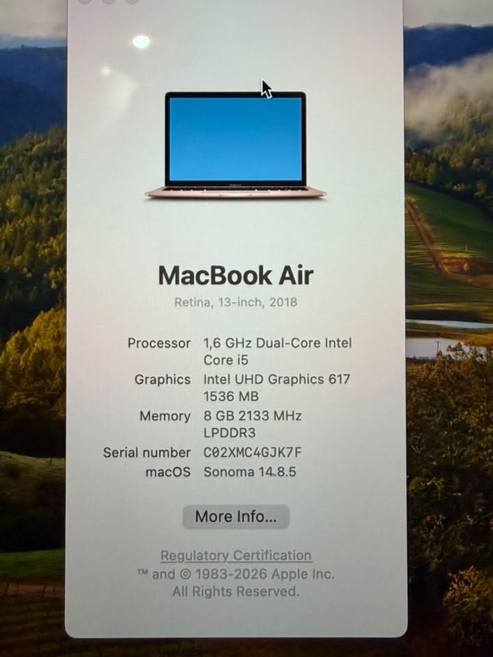 Վաճառվում է Apple MacBook Air Gold / — 700₾