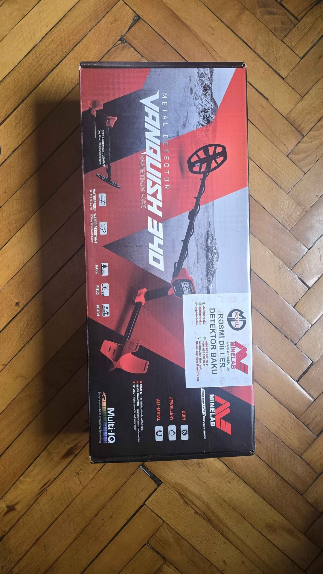 450 azn за покупку в официальном магазине. Minelab — 350₼